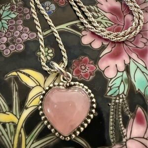 Sterling Silver Heart Pendant Necklace